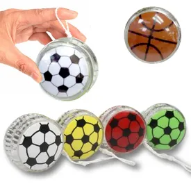 2 X Yo Yo Sports YoYo Soccer Ball Party Favor Toy Children Kid Fun Boys Gifts