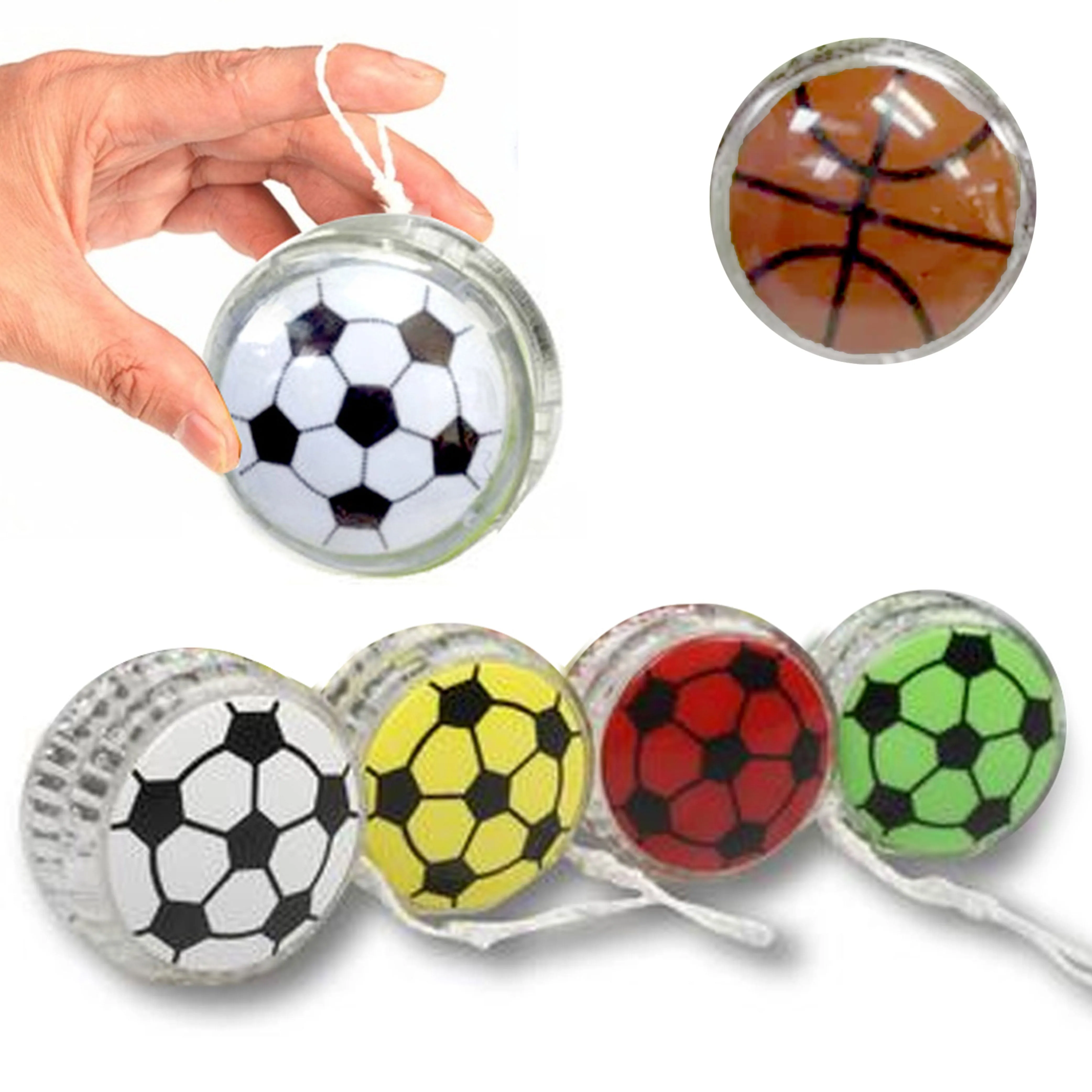 2 X Yo Yo Sports YoYo Soccer Ball Party Favor Toy Children Kid Fun Boys Gifts