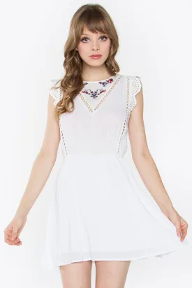 Astrid Embroidered Eyelet Dress