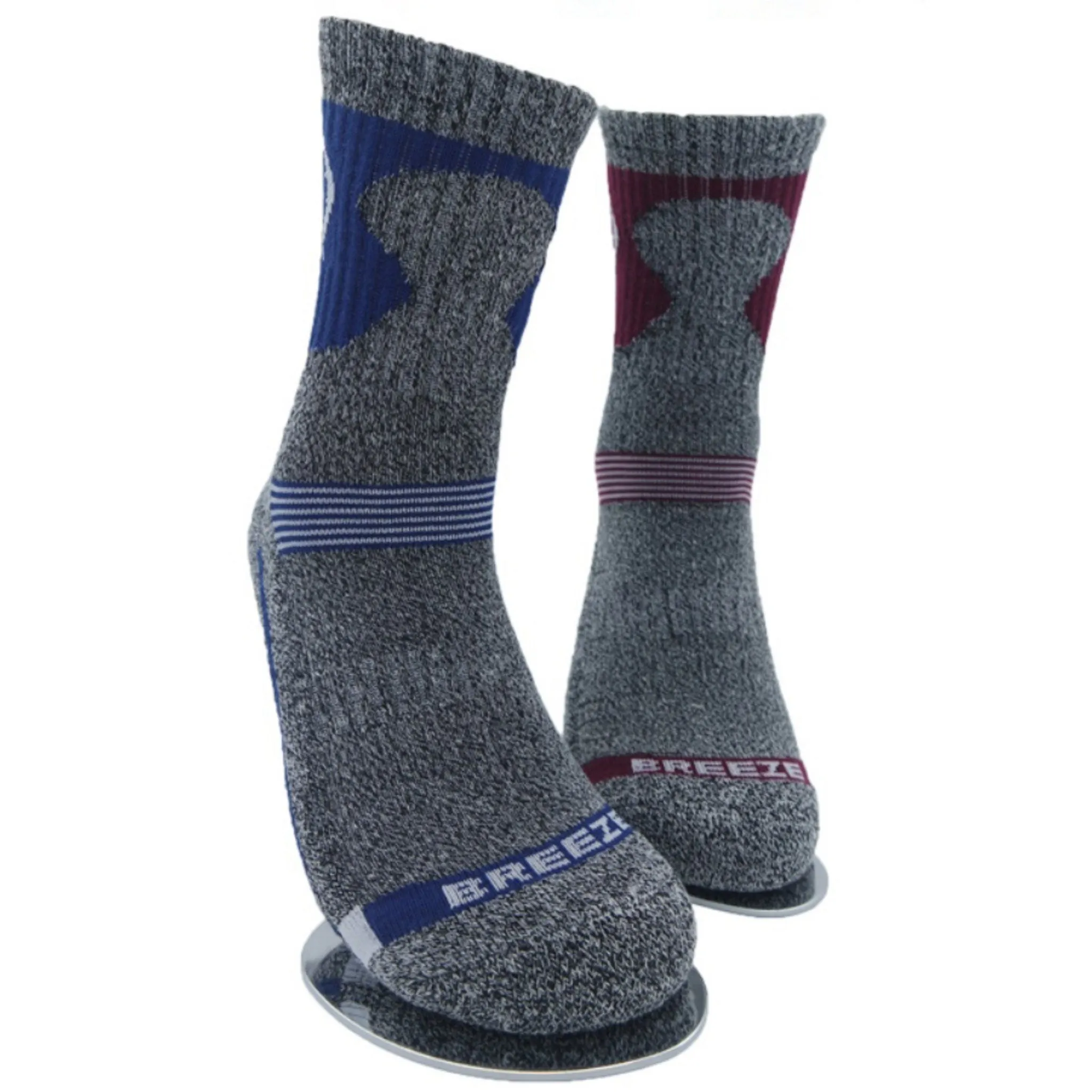 Breeze Men's Crew Hiking Socks - 10 Pairs - 🏆 #93 - Clothing/Accessories - Best of December