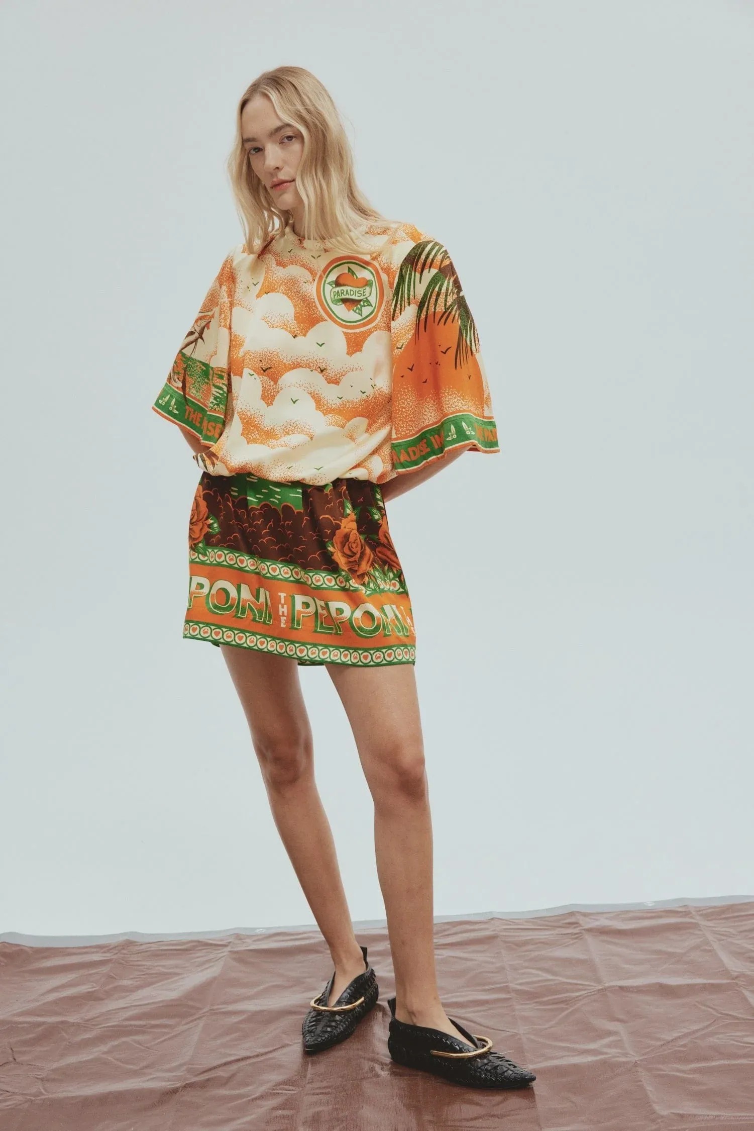 Bungalow Mini Dress Red