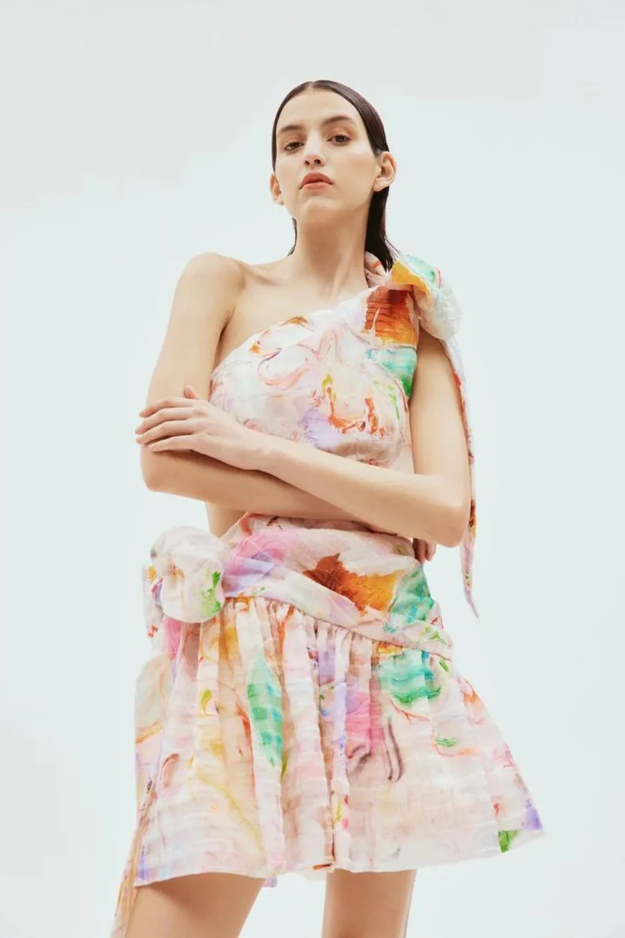 Daisy One Shoulder Mini Dress