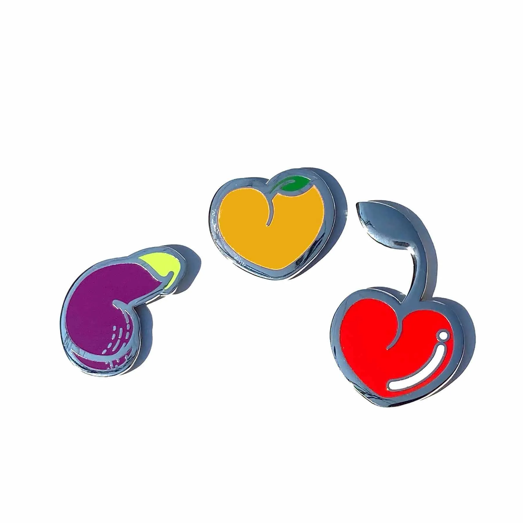 Emoji Enamel Pin Set collaboration with DePaul Vera