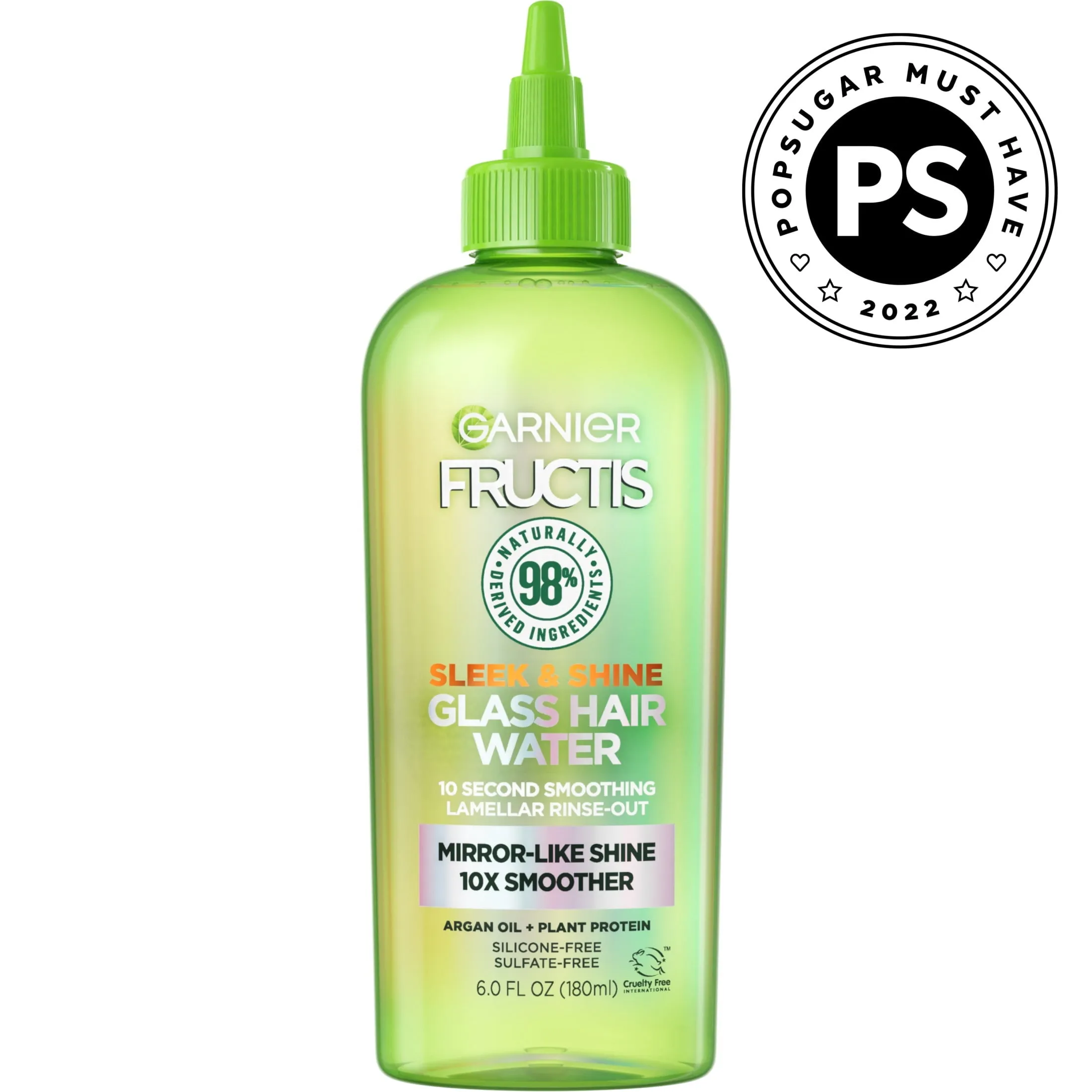 Garnier Fructis Sleek & Shine Argan Oil Smoothing Glass Hair Water, 6 fl oz