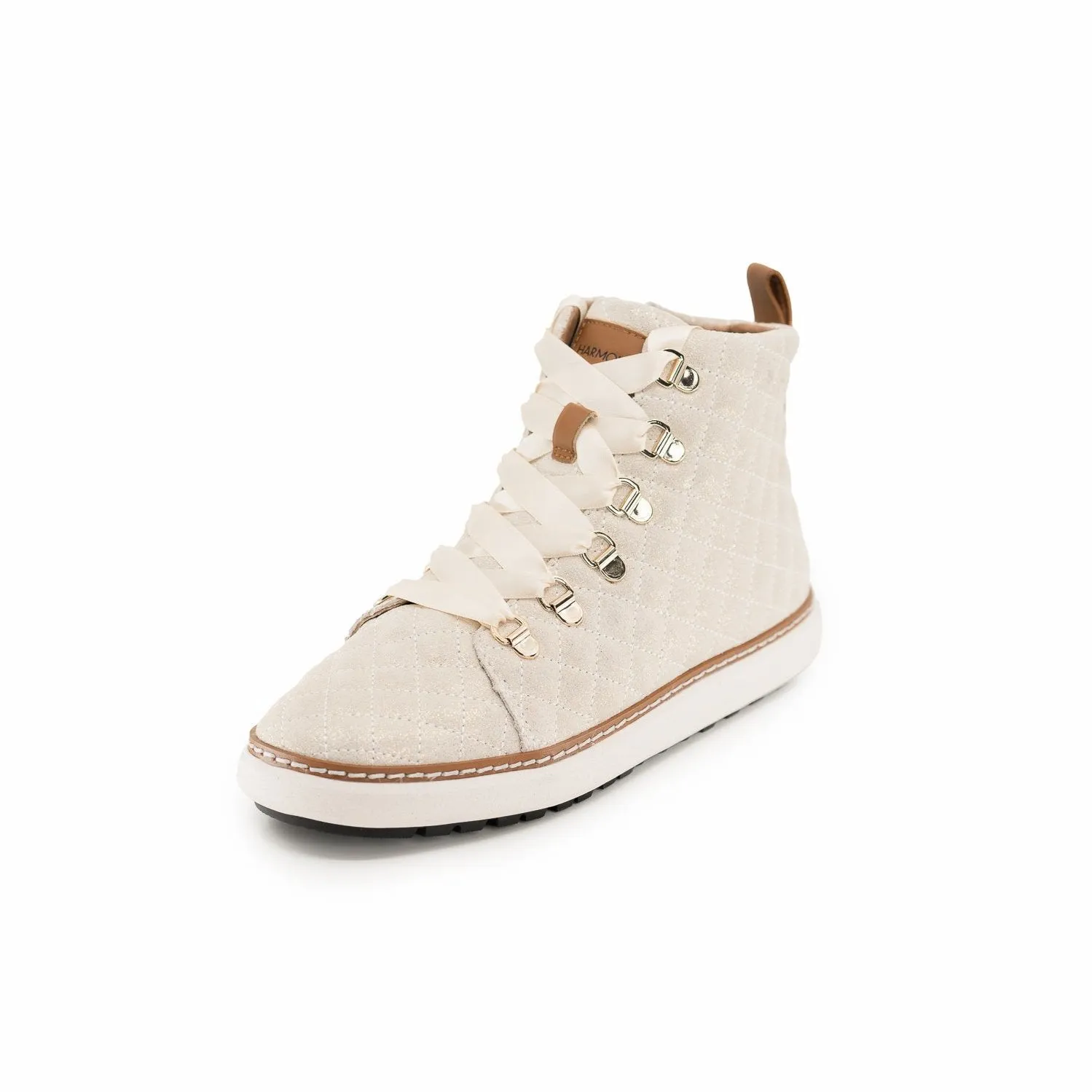 High-Top Satin Lace • Champagne