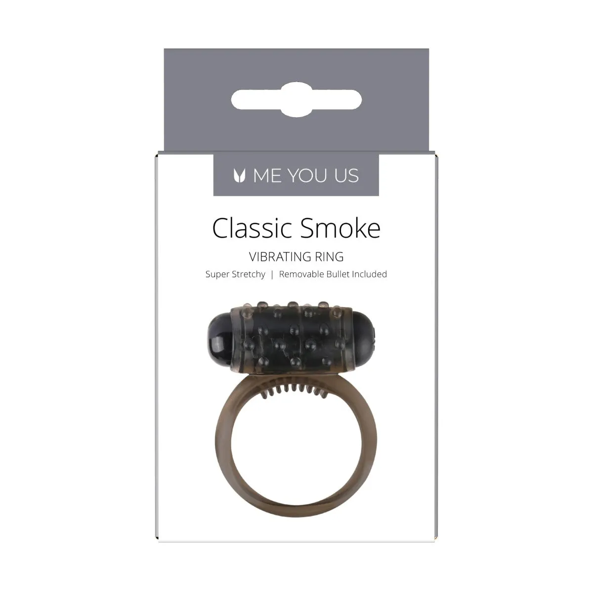 Me You Us Classic Smoke Vibrating Cock Ring