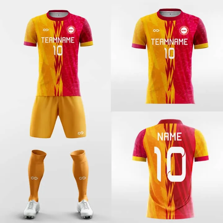 Papaya - Custom Soccer Jerseys Kit for Academy