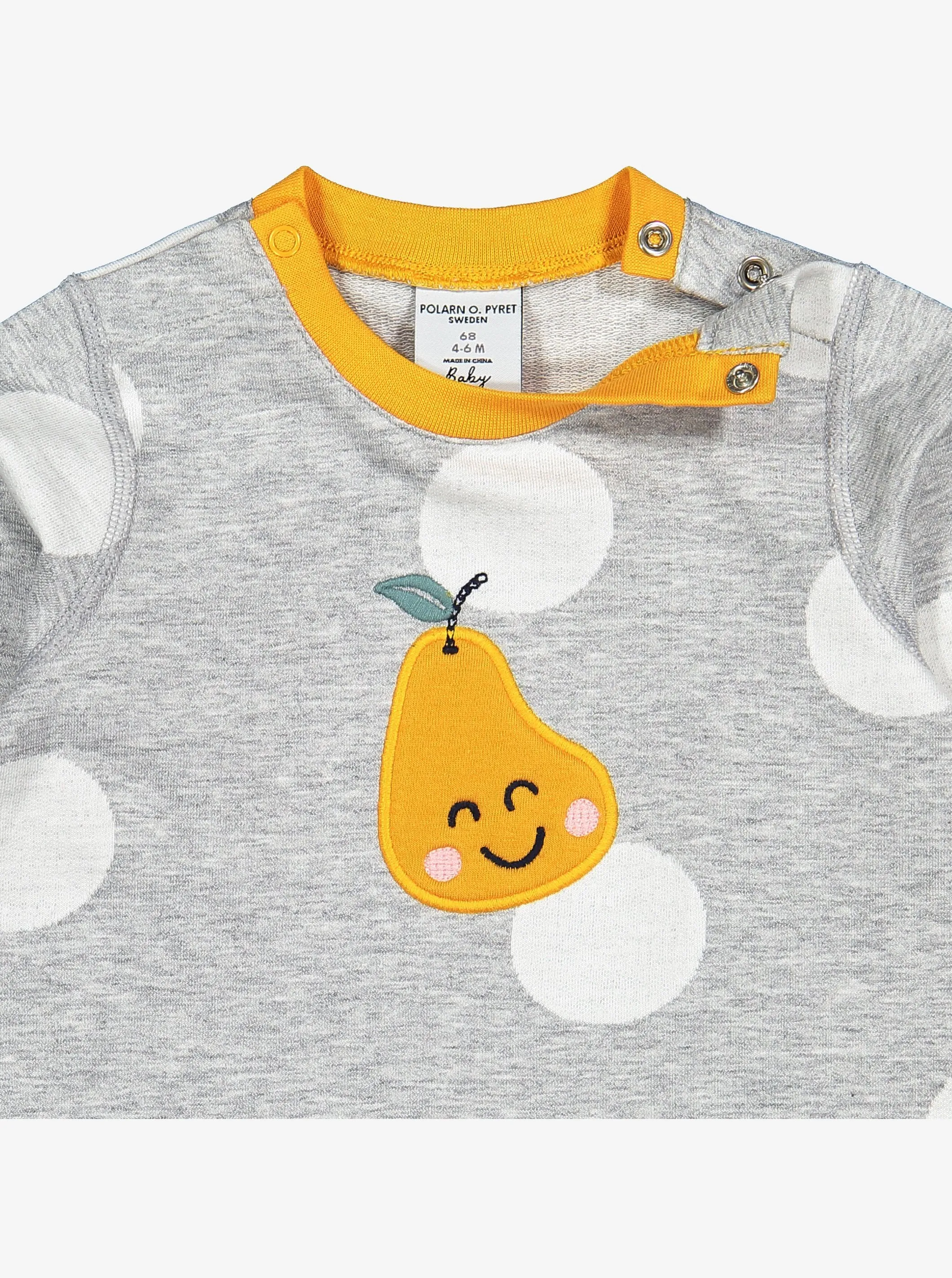 Pear Applique Baby Top