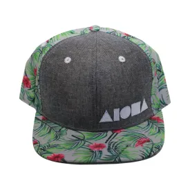 Pink Hibiscus Adult Snapback