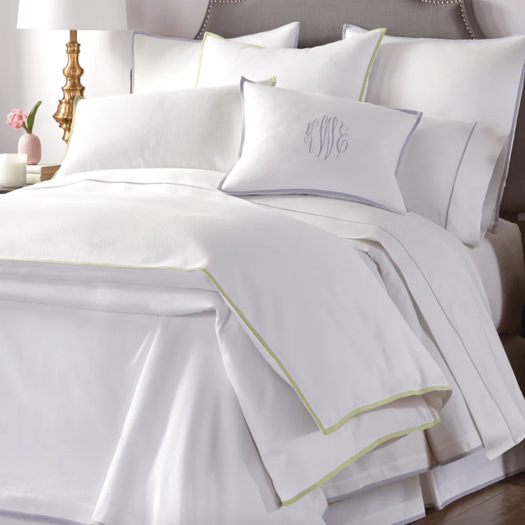 Pique II Bedskirts by Peacock Alley