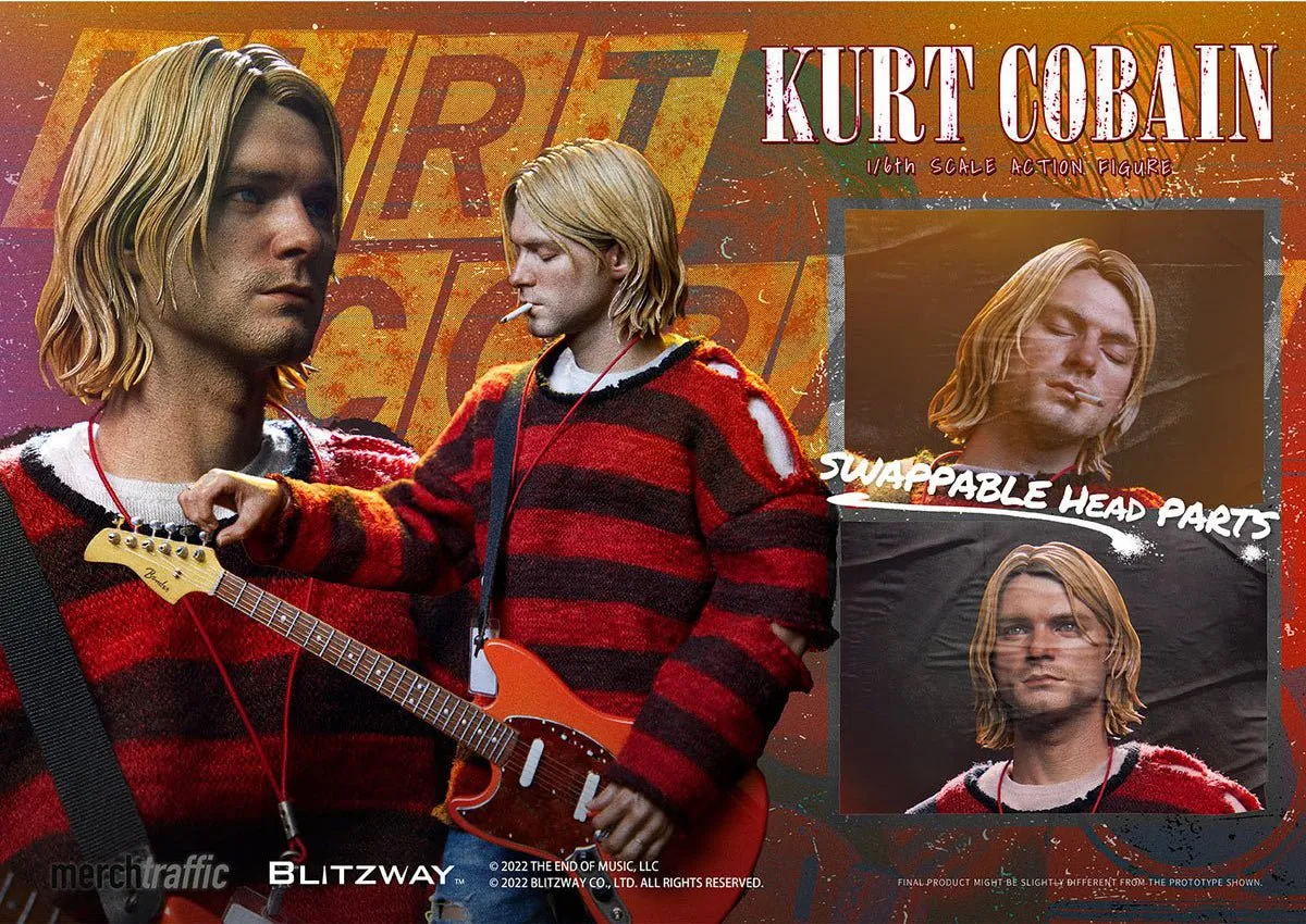 PRE-ORDER: Blitzway Nirvana Kurt Cobain 1/6 Scale Figure