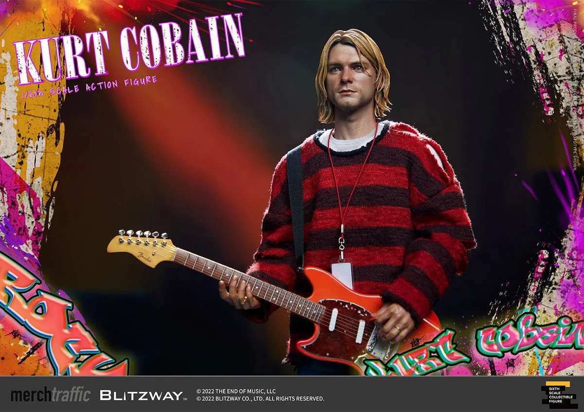 PRE-ORDER: Blitzway Nirvana Kurt Cobain 1/6 Scale Figure