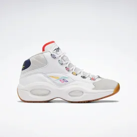 Reebok Footwear Men Question Mid Shoes Ftwwht/Vecnav/Pugry2