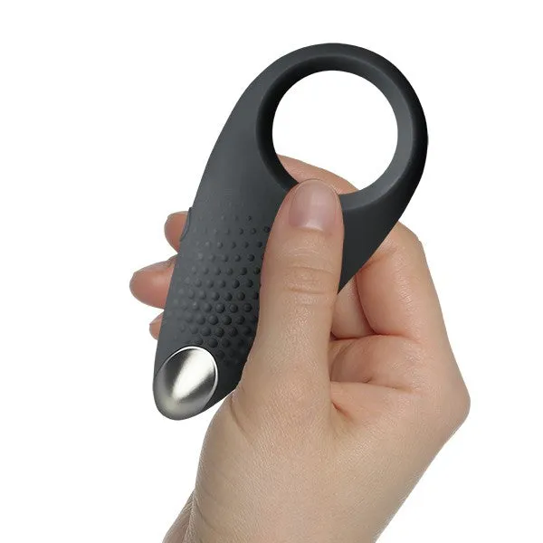 Rocks-Off Empower Men-X Vibrating Cock Ring Black
