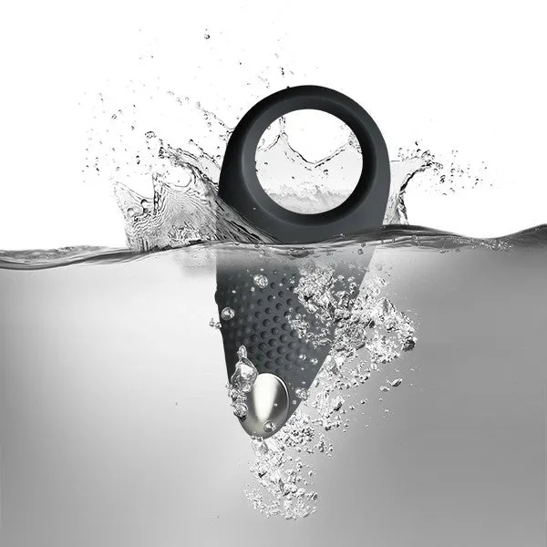 Rocks-Off Empower Men-X Vibrating Cock Ring Black