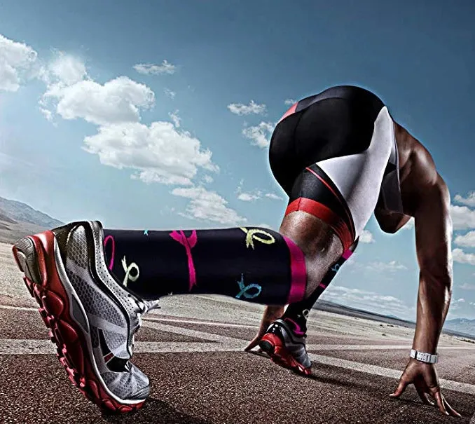 ROYALUCK 3 Pairs Sports Socks Professional Calf Compression Socks