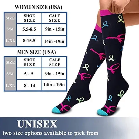ROYALUCK 3 Pairs Sports Socks Professional Calf Compression Socks