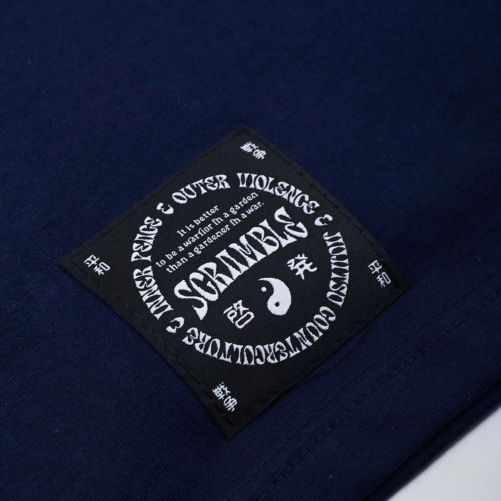 Scramble "Snake and Dove" T-Shirt - Navy