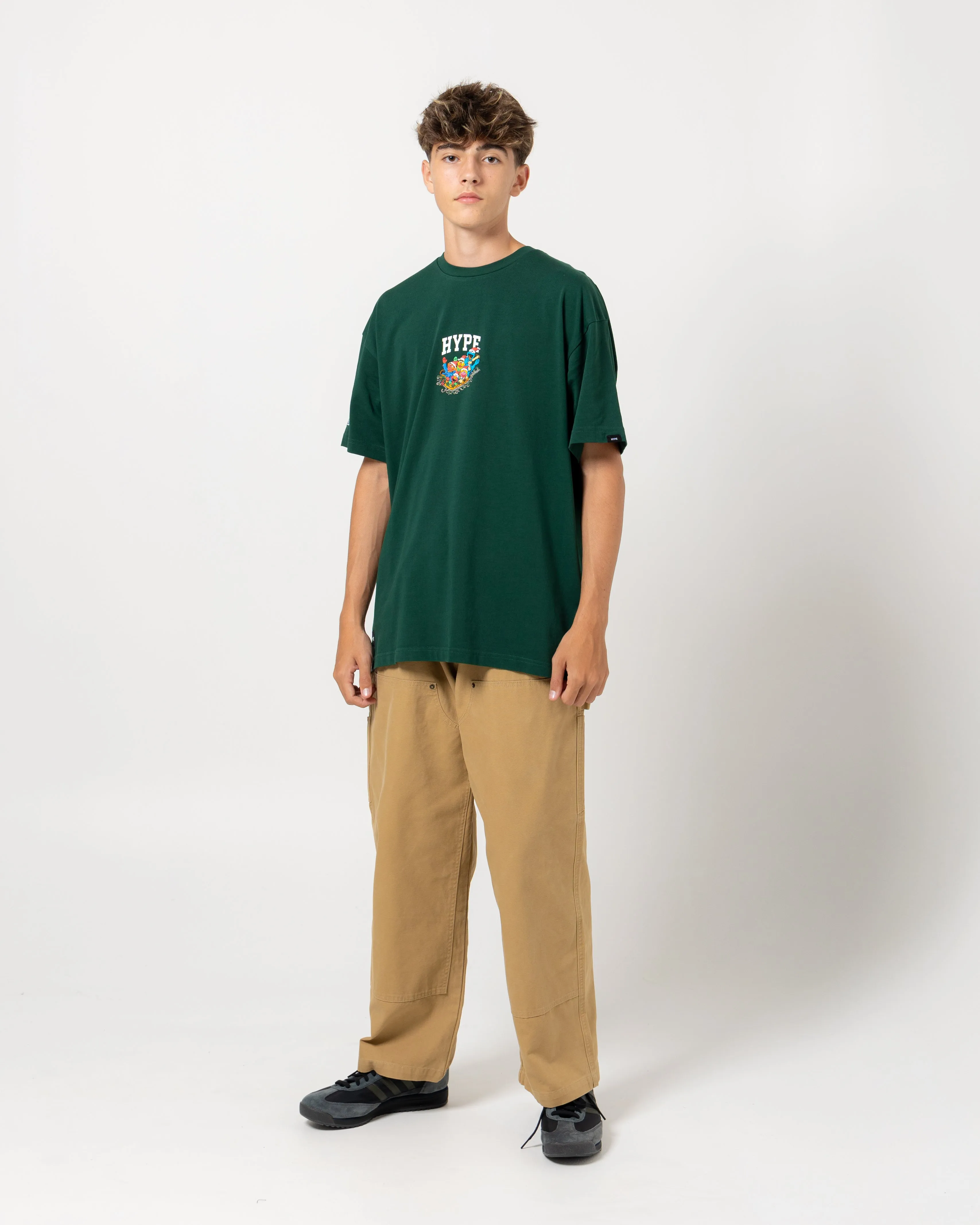 Seasonal Bottom Overlaid Knee Pant