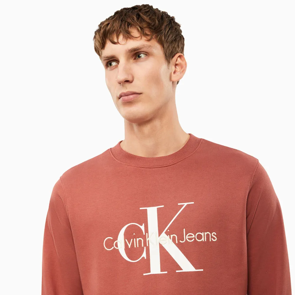 Seasonal Monogram Crew Sweatshirt - Red