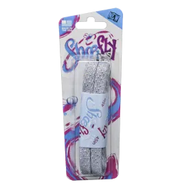 ShoeFly™ Fashion Laces | Silver Sparkle