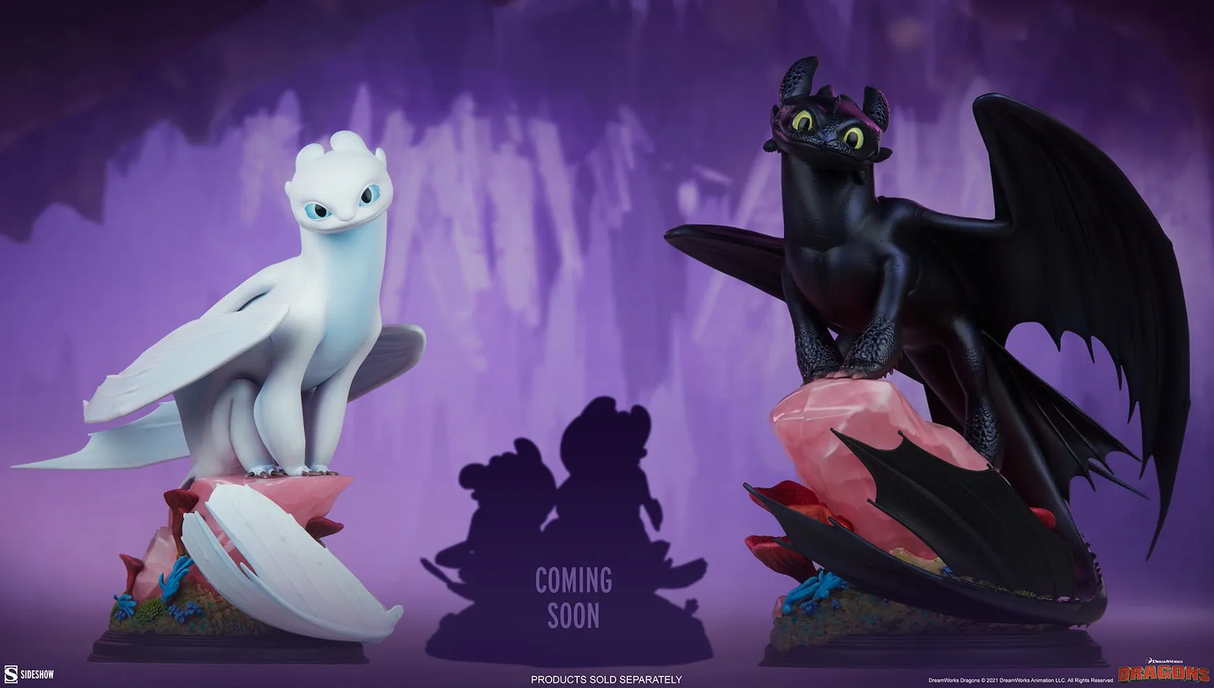 Sideshow Collectibles How to Train Your Dragon Light Fury Statue