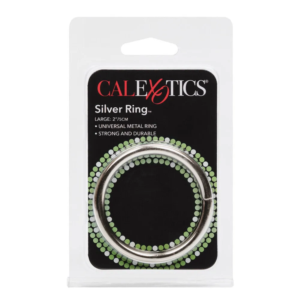 Silver Cock Ring Large