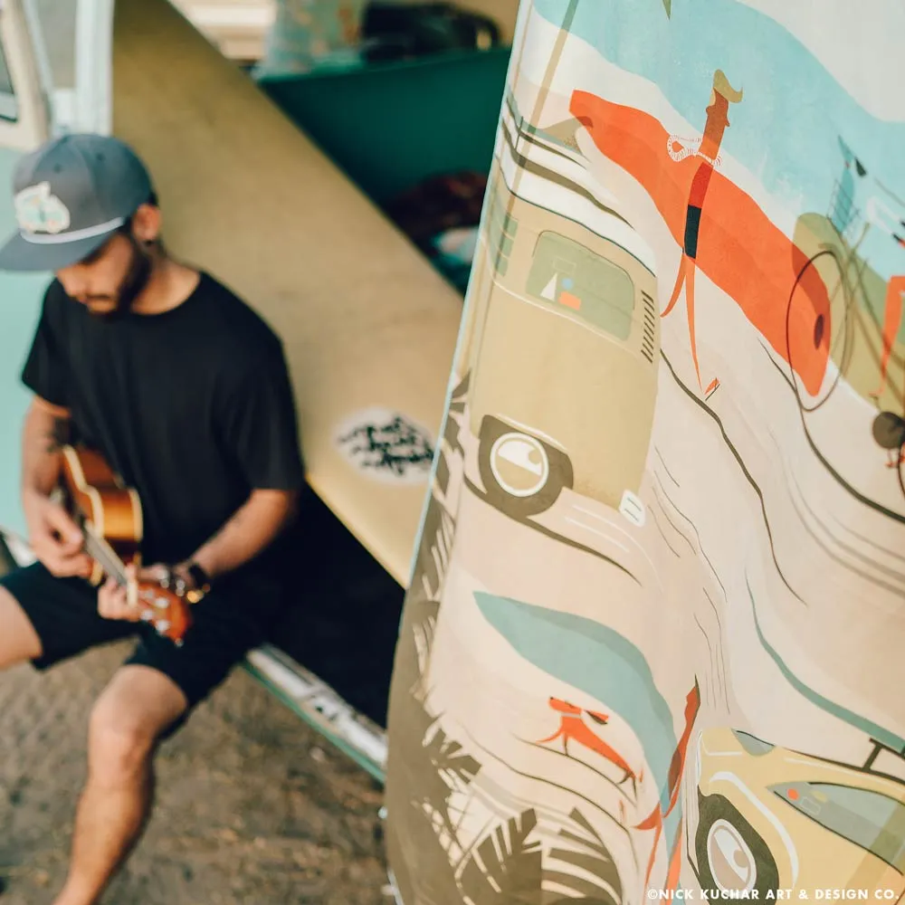 Surfer Towel x Nick Kuchar - Kamaaina