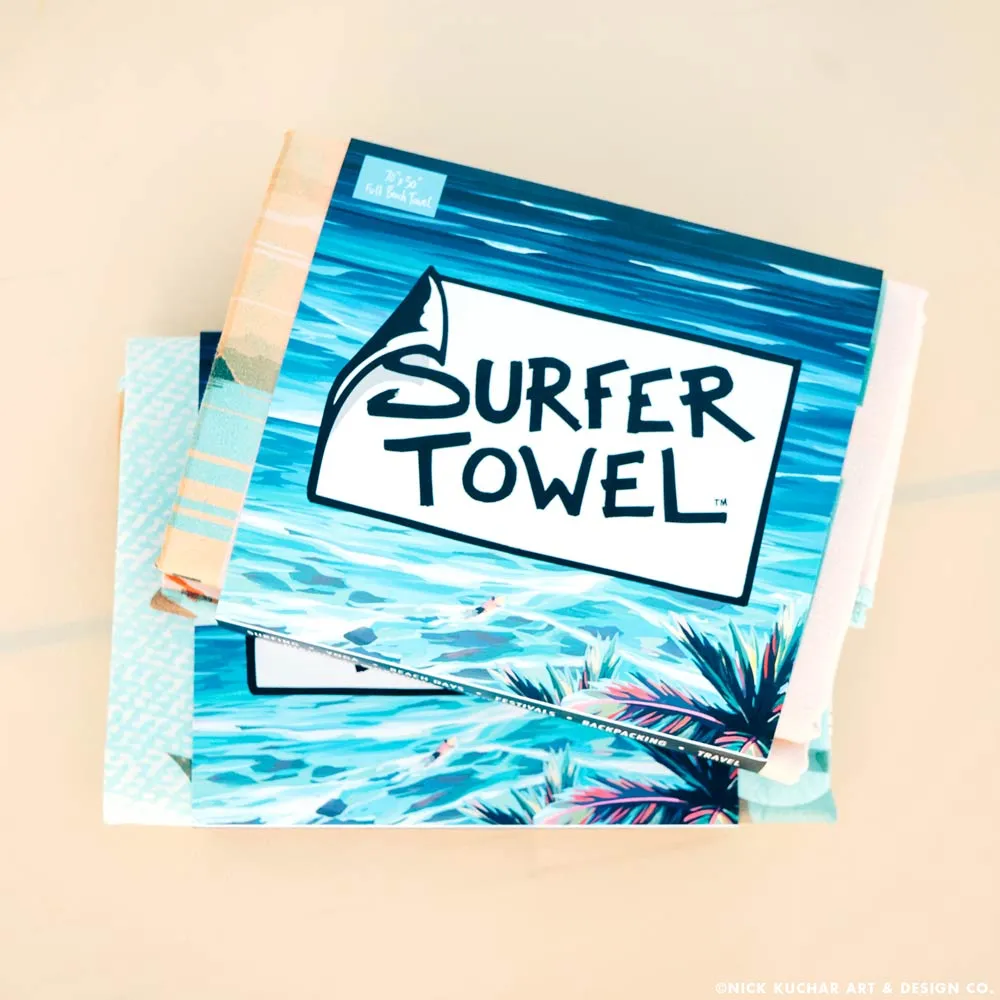 Surfer Towel x Nick Kuchar - Kamaaina