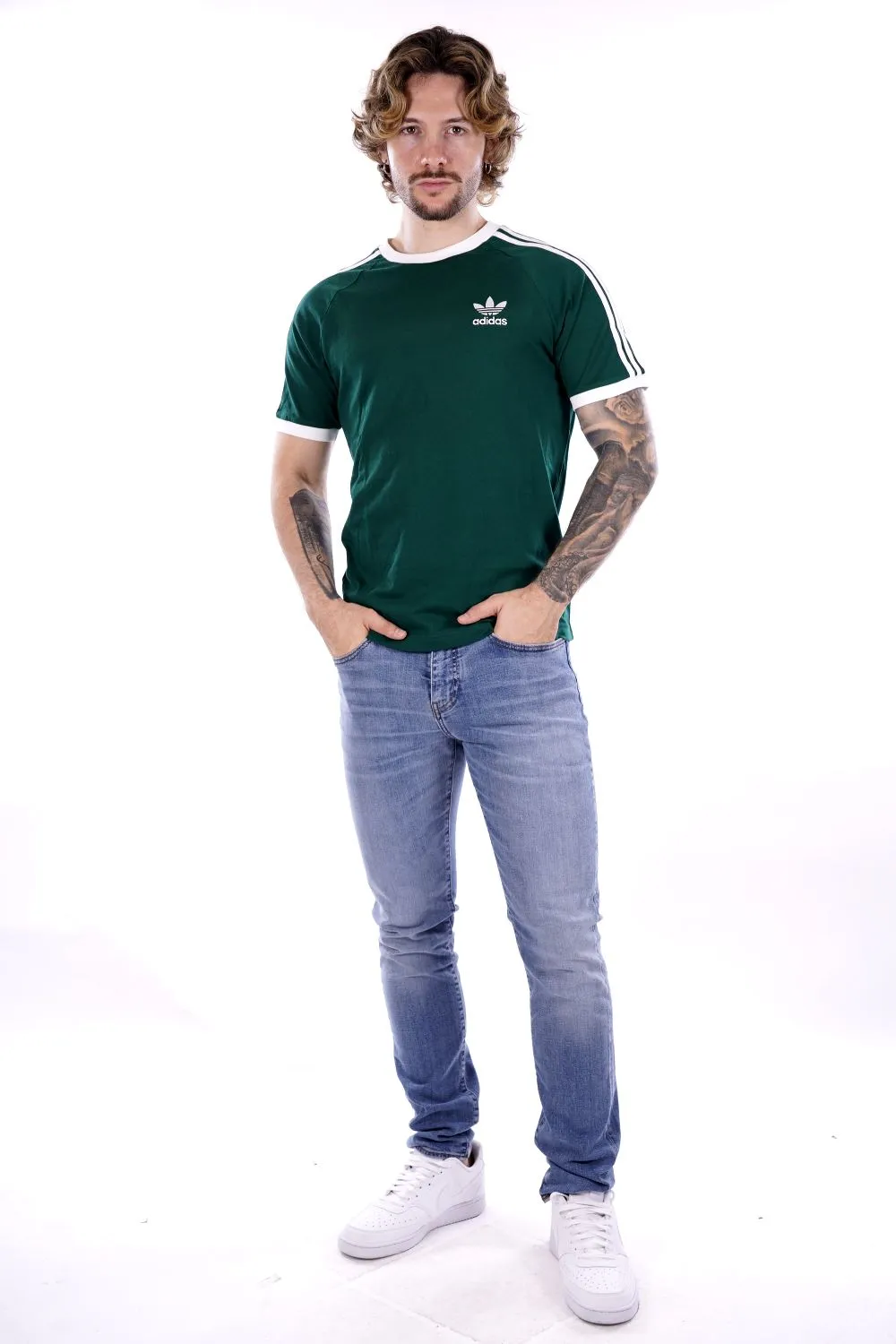 T-shirt ADIDAS da Uomo - verde IM9387GREEN