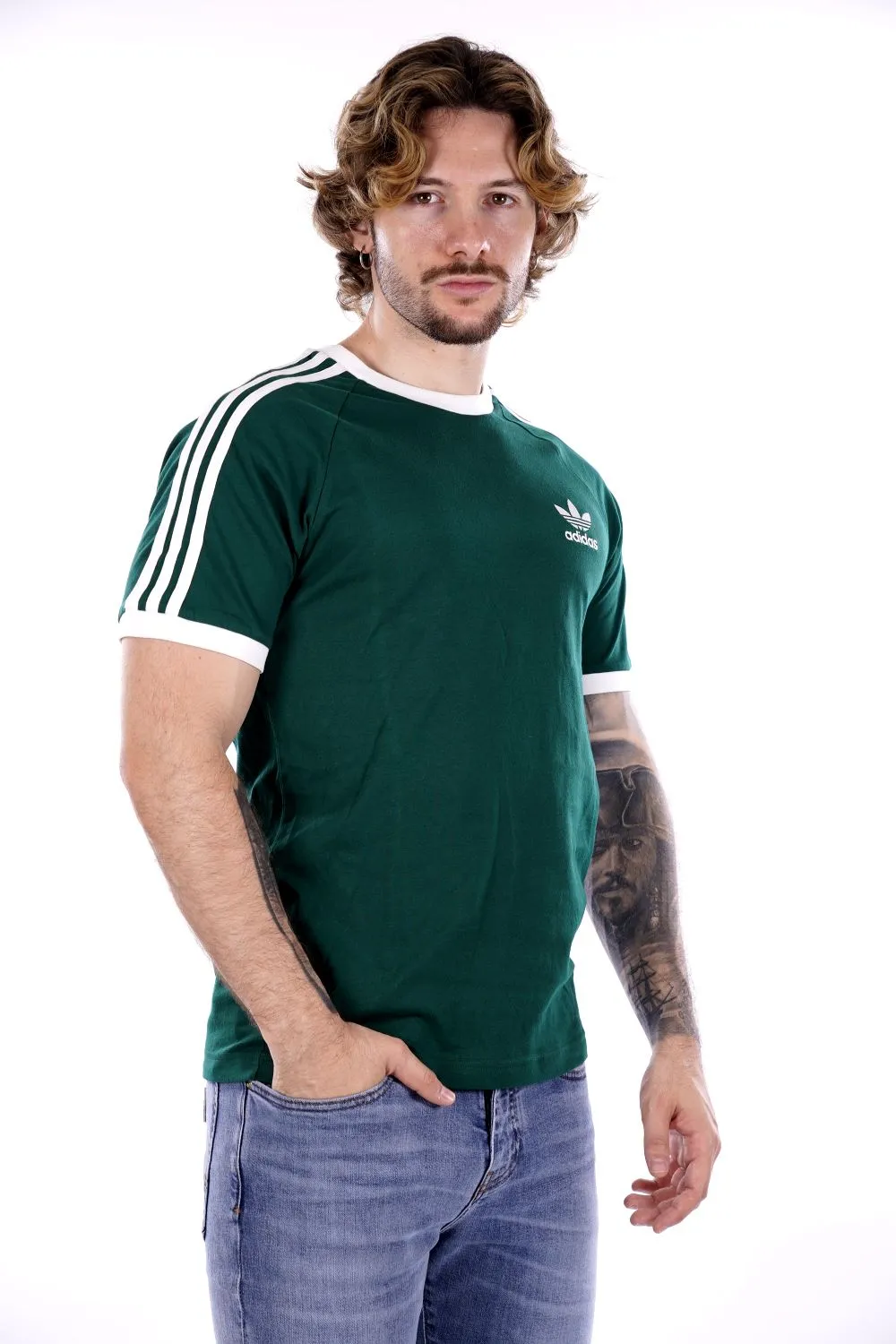 T-shirt ADIDAS da Uomo - verde IM9387GREEN