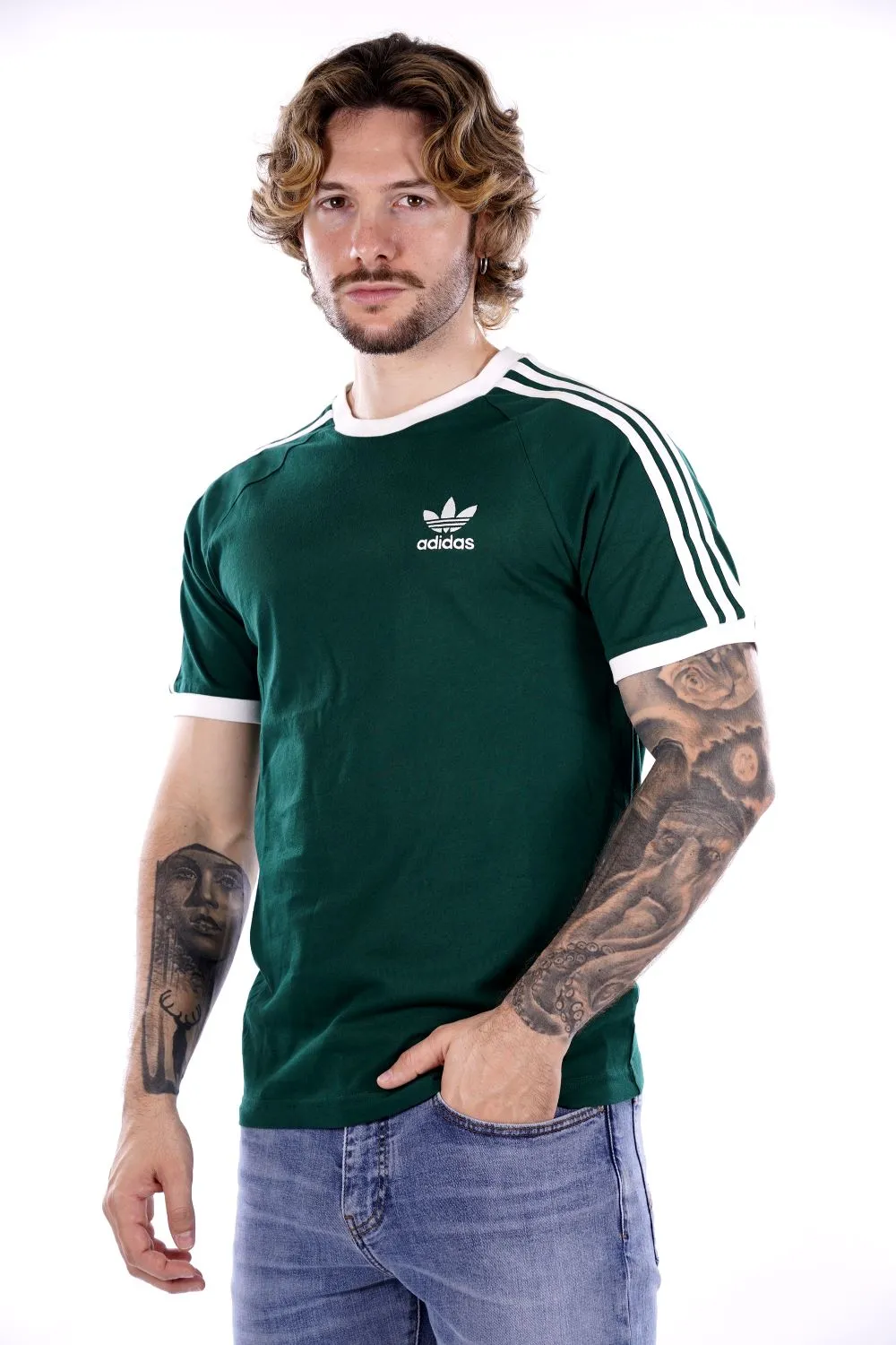 T-shirt ADIDAS da Uomo - verde IM9387GREEN