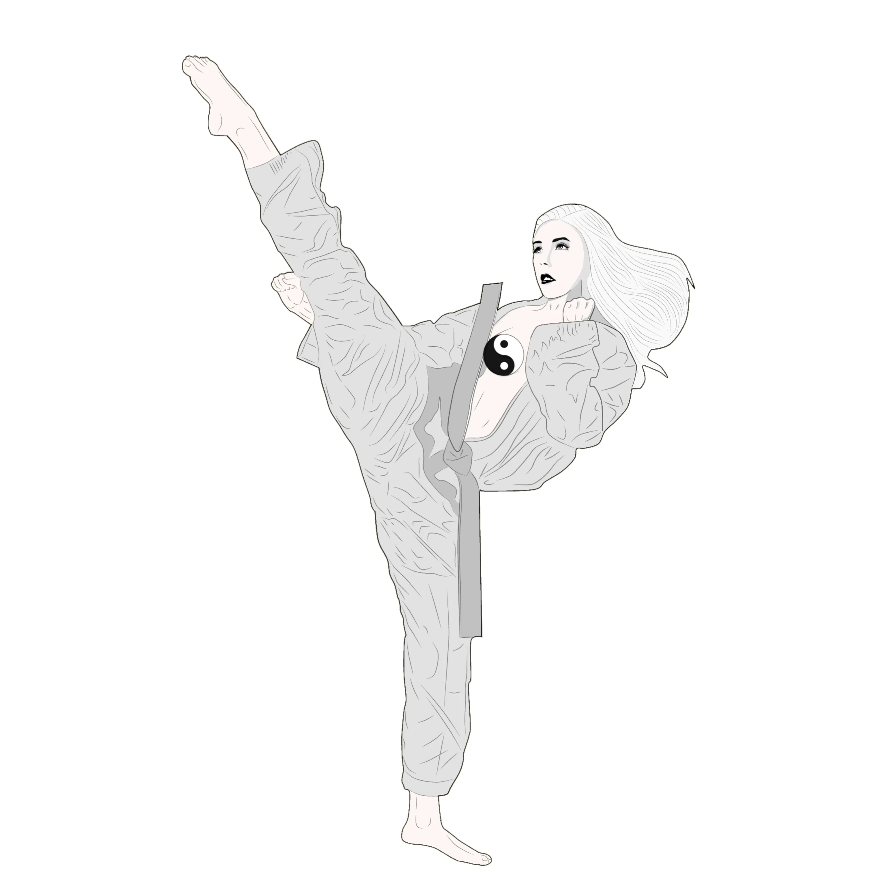 Taekwondo girl - T-Shirt