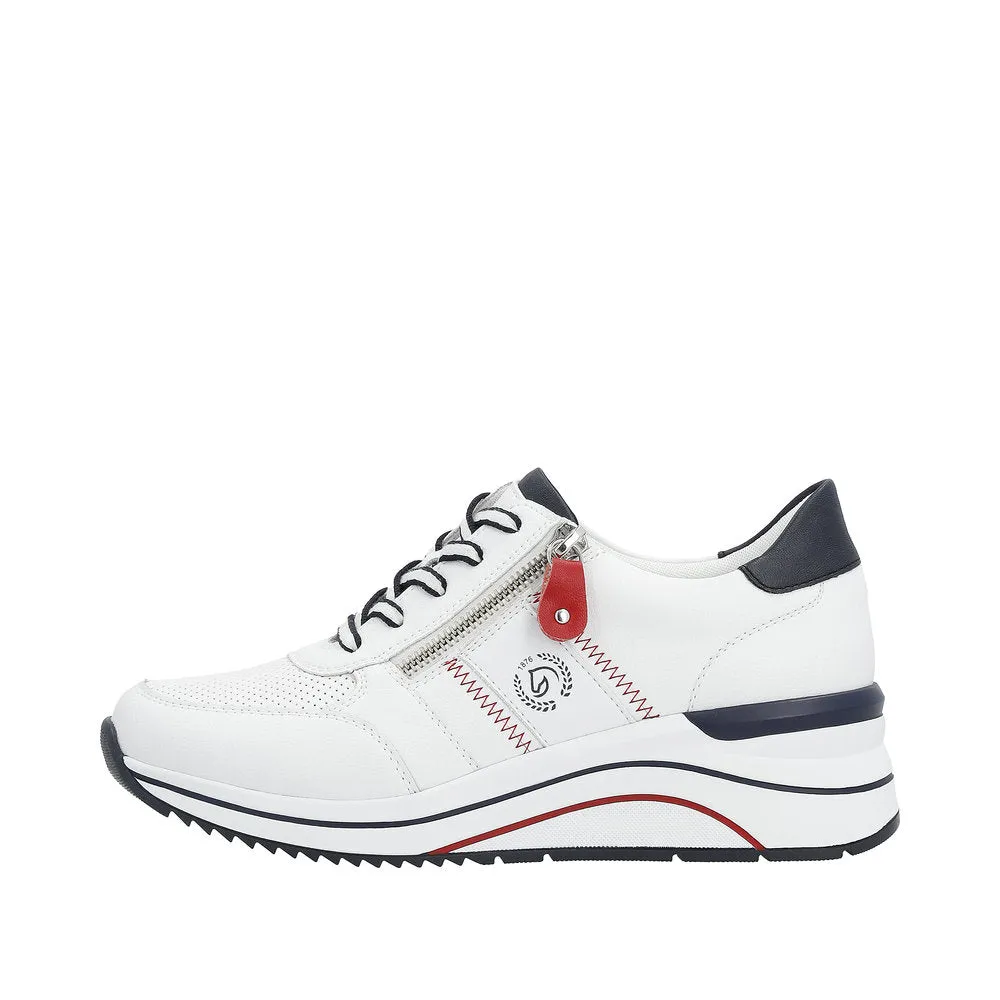 Trainer with Zip - White