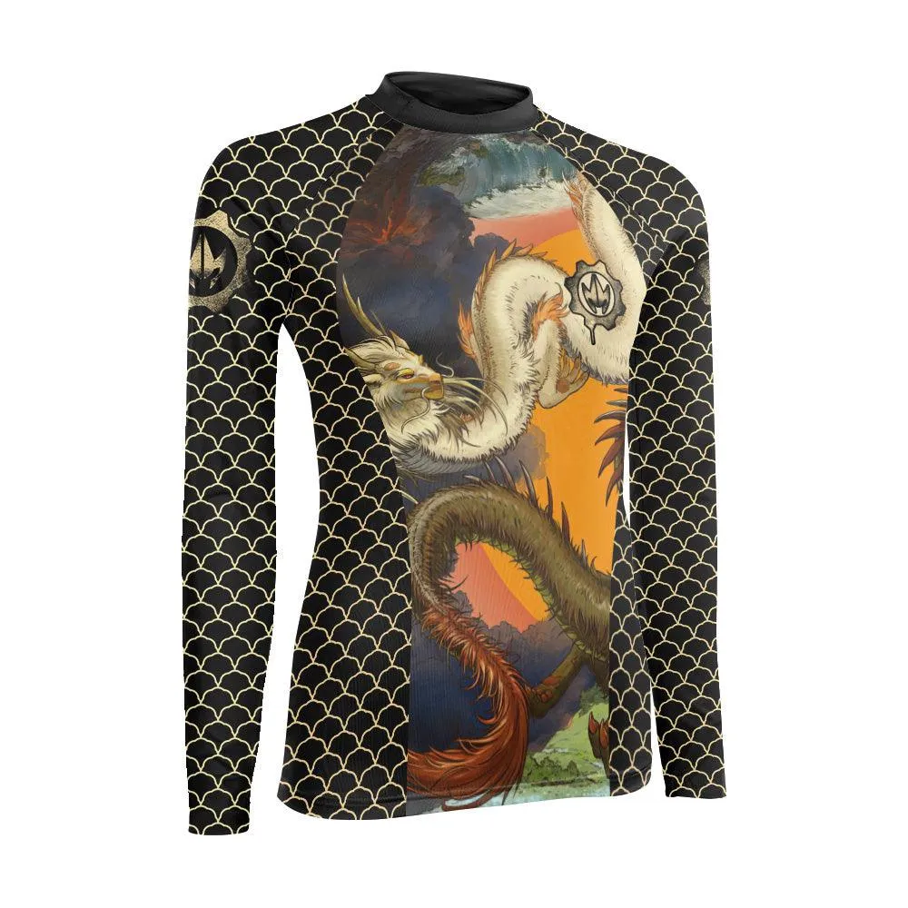 Twin Dragon Women's Long Sleeve Rash Guard