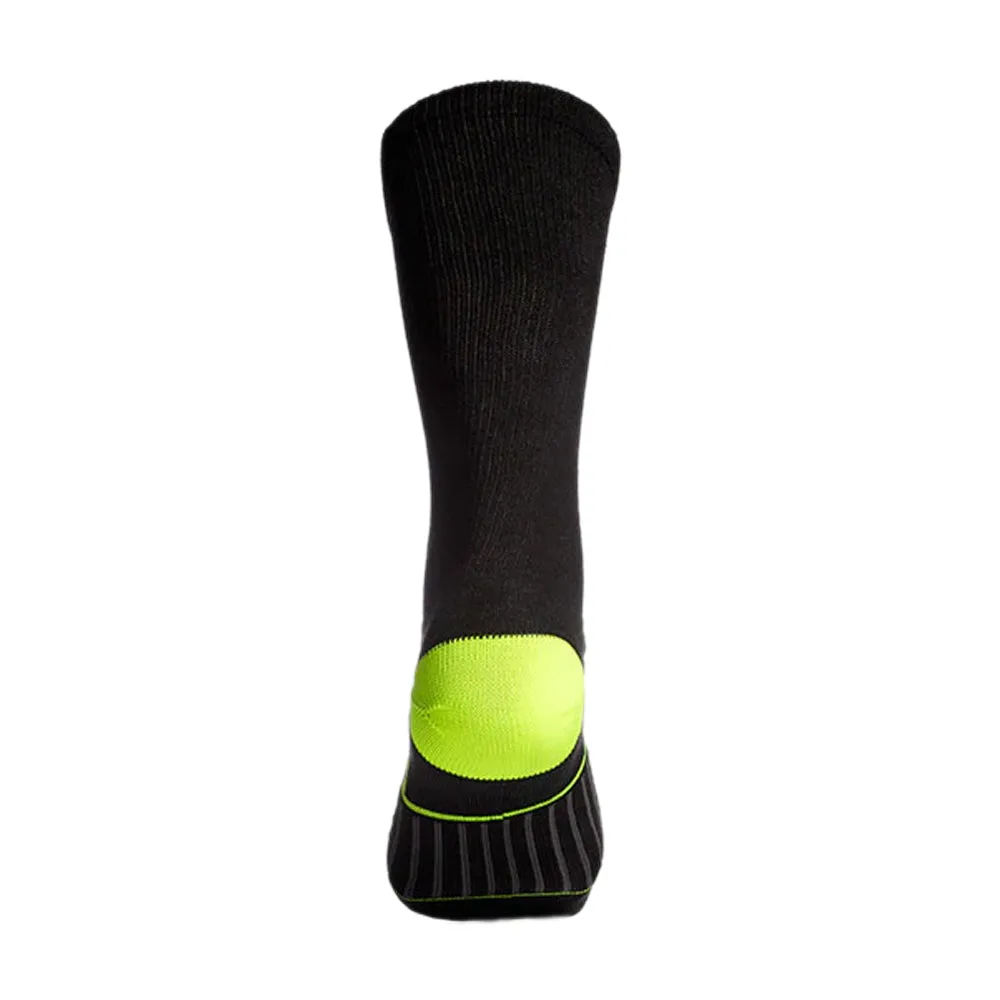 VaporActive Performance Crew Socks 2-Pack | Hi Vis Green / Black